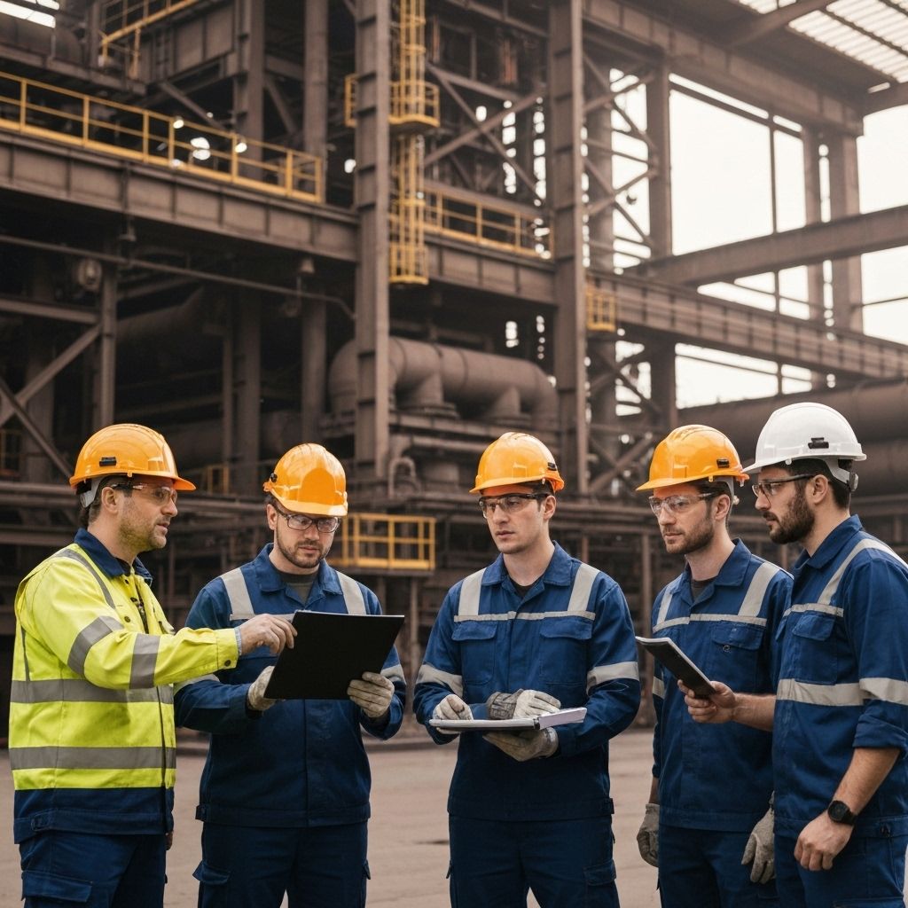 Engineering team at work